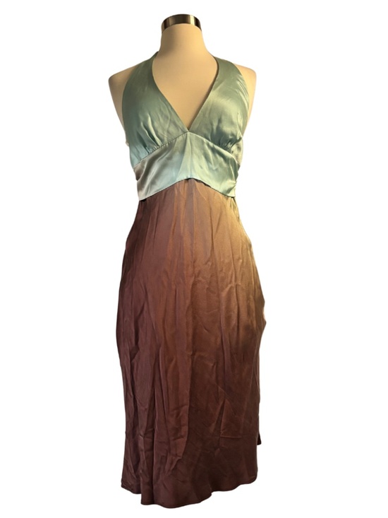 Alice & Trixie Dresses & Skirts - Vintage Alice & Trixie Silk Dress with Halter Neck